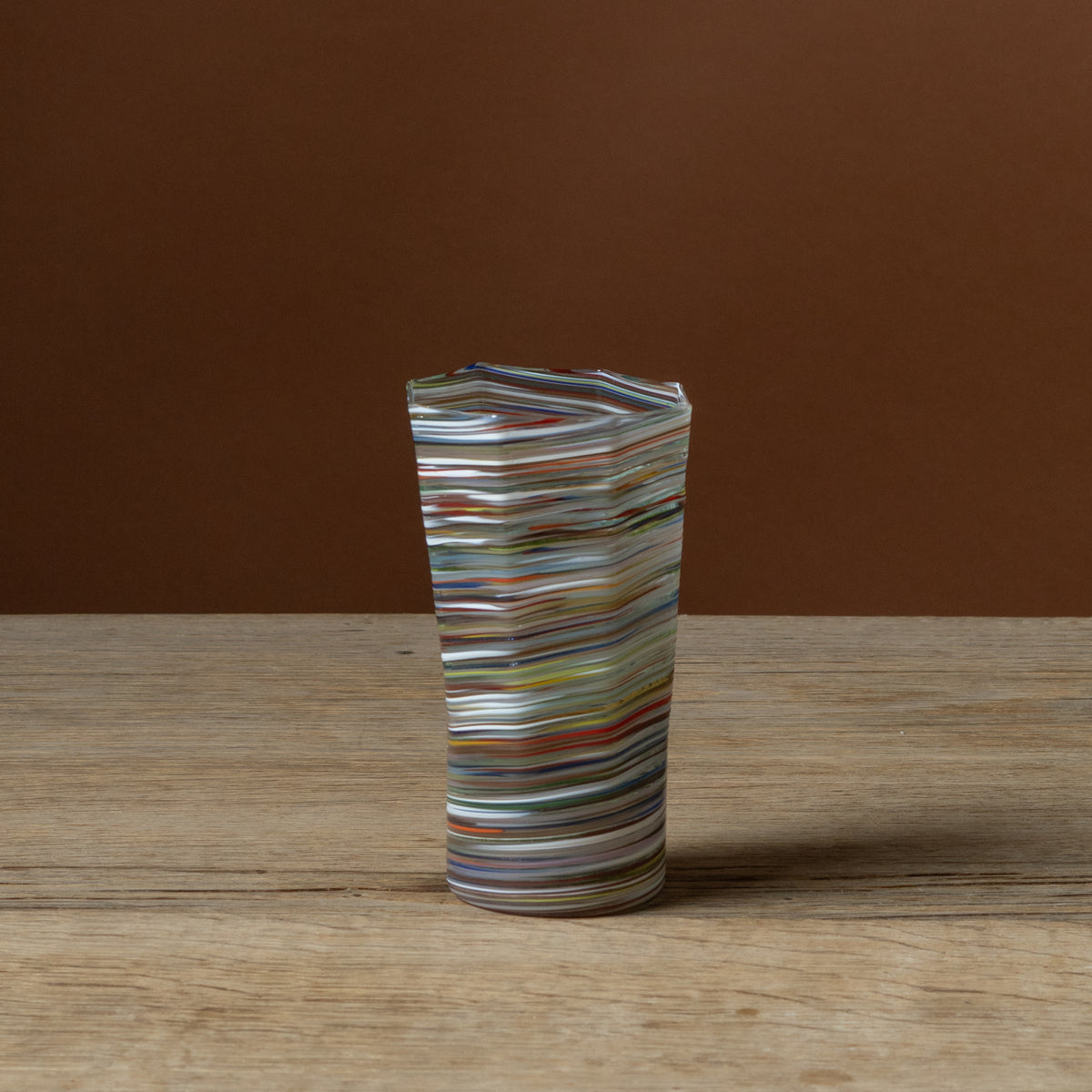 Multi Mix Octagonal Tall Glass