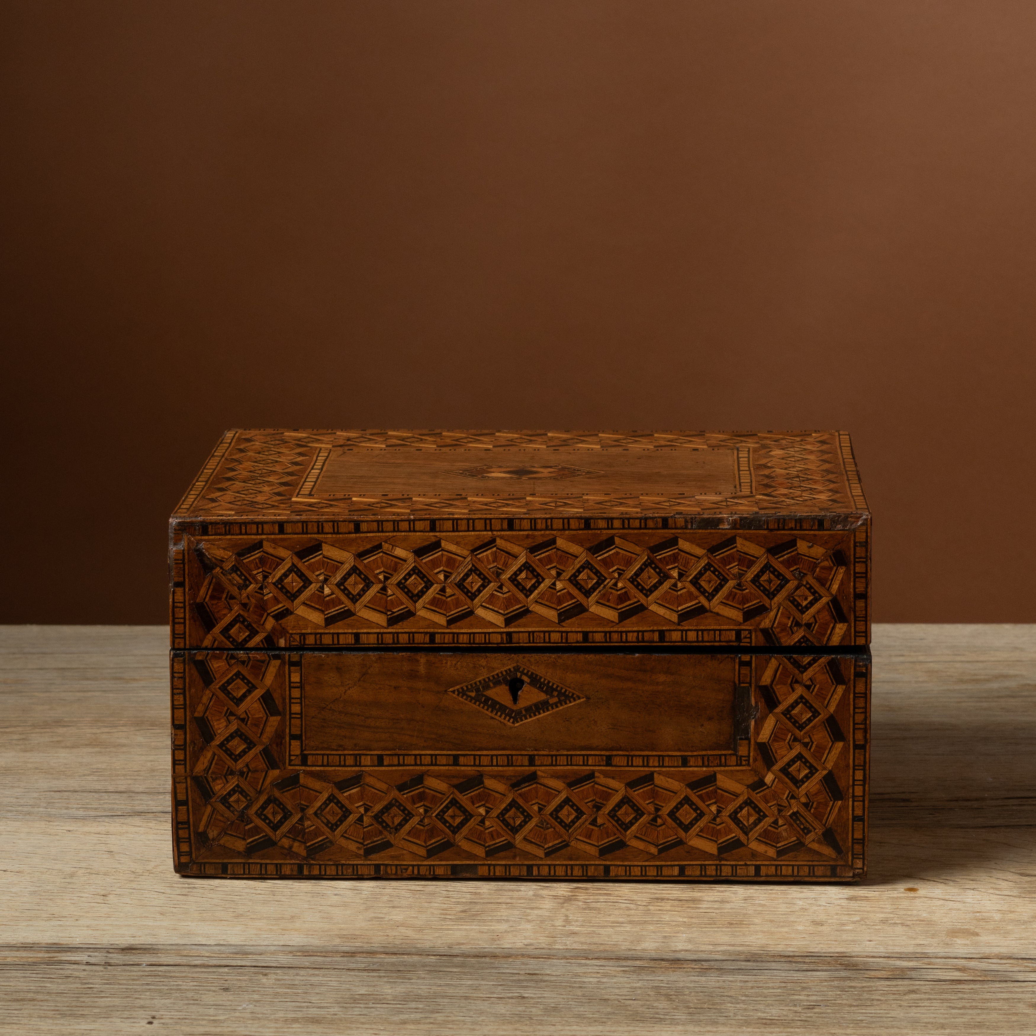Tunbridge Geometric Parquetry Box