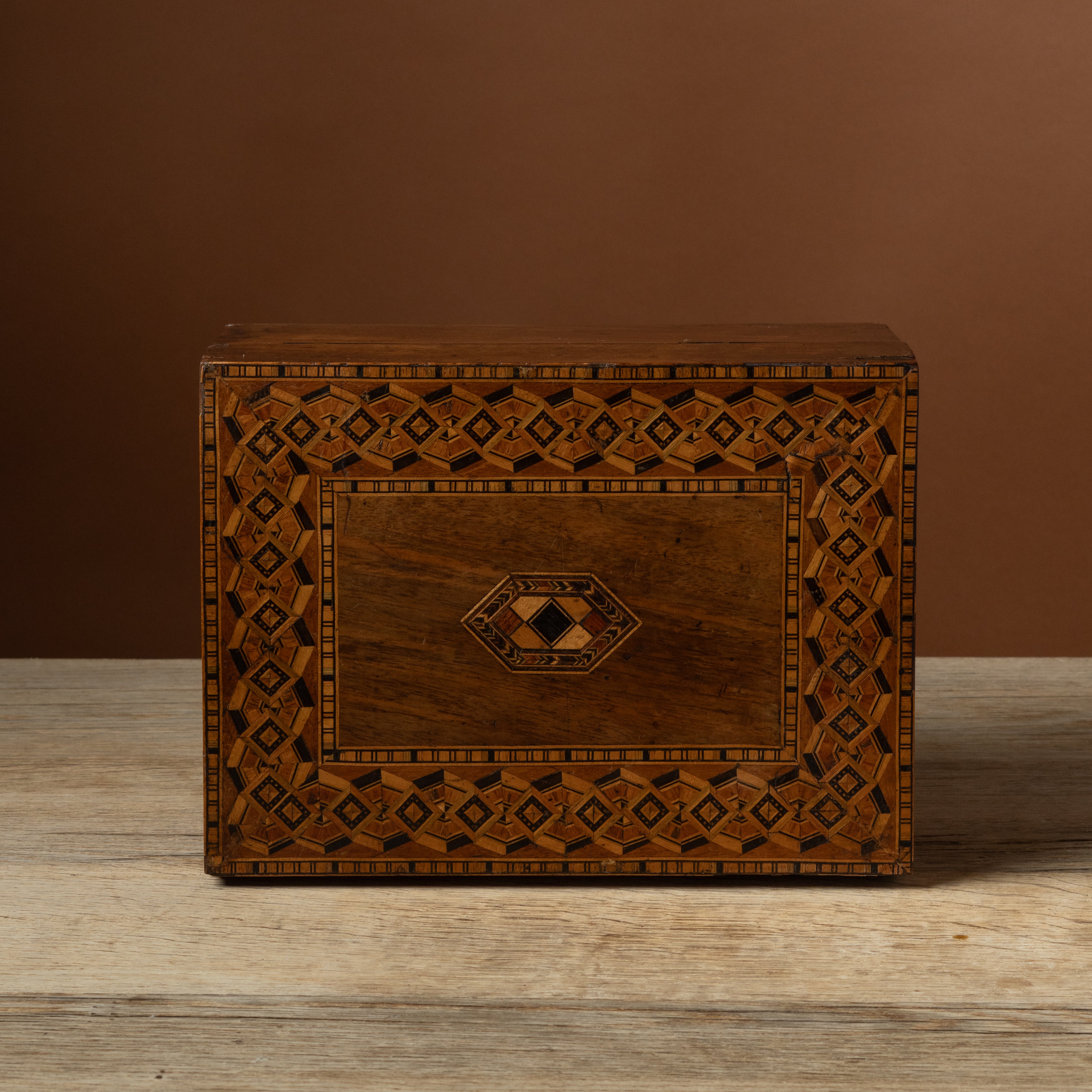 Tunbridge Geometric Parquetry Box