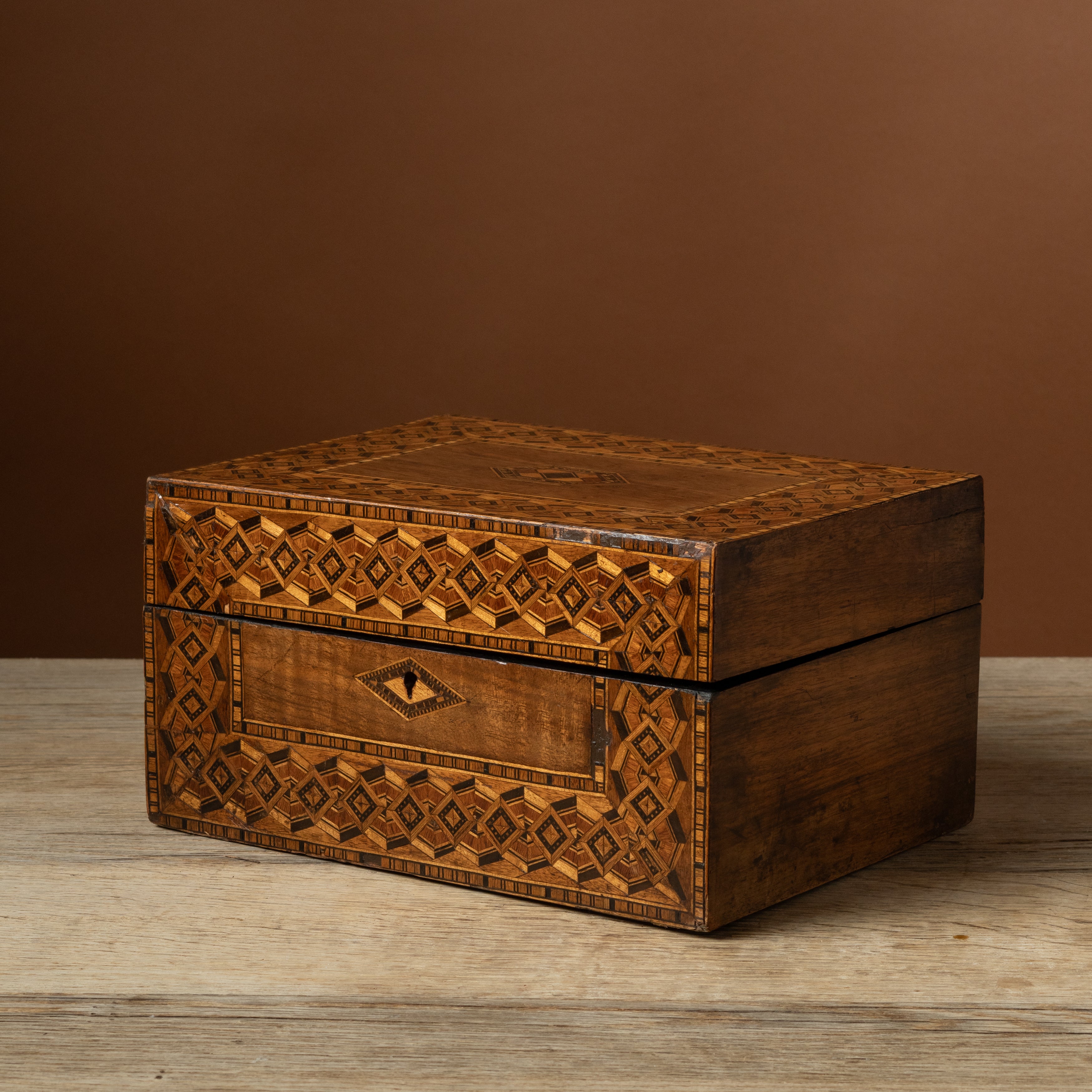 Tunbridge Geometric Parquetry Box