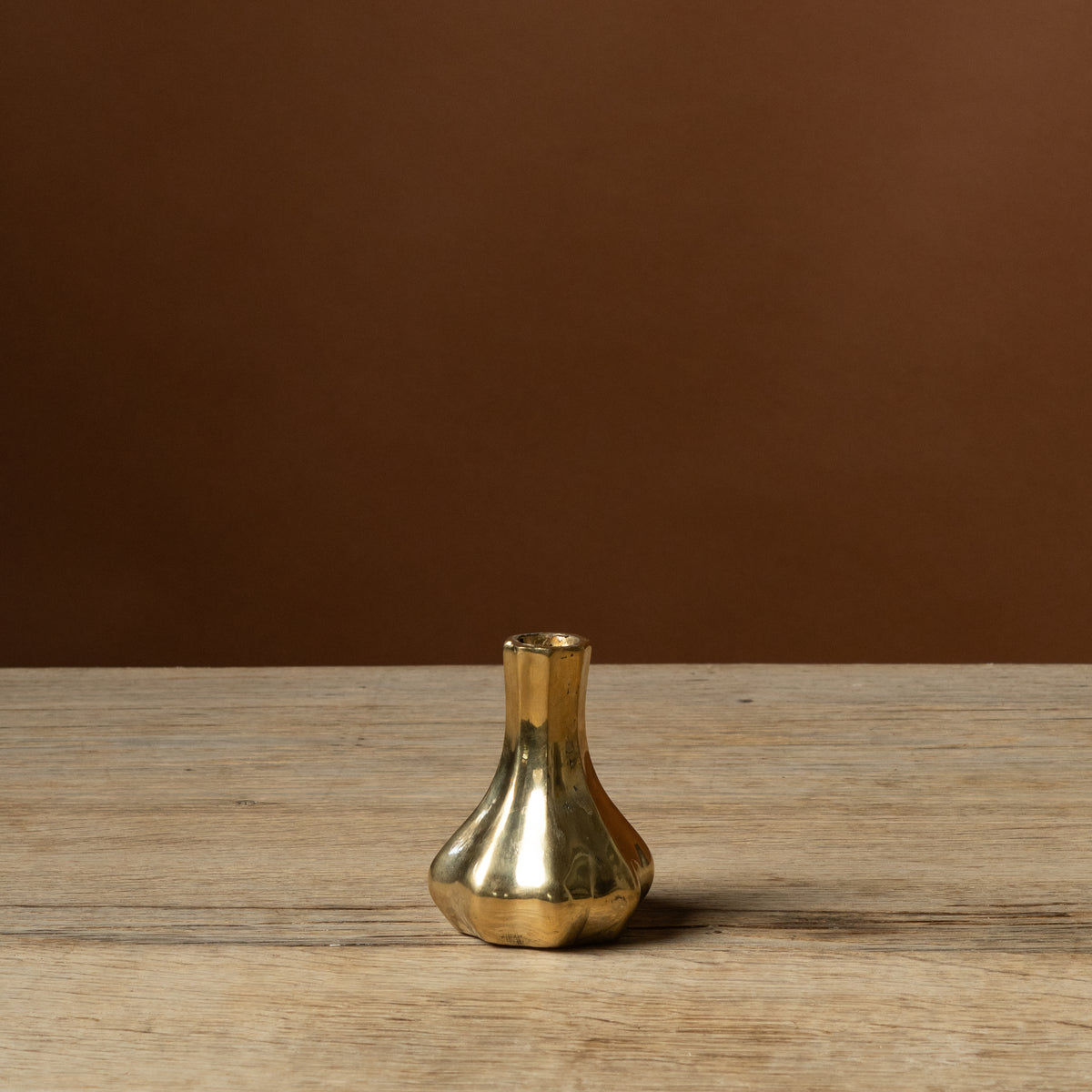 Small Brass Bud Vases