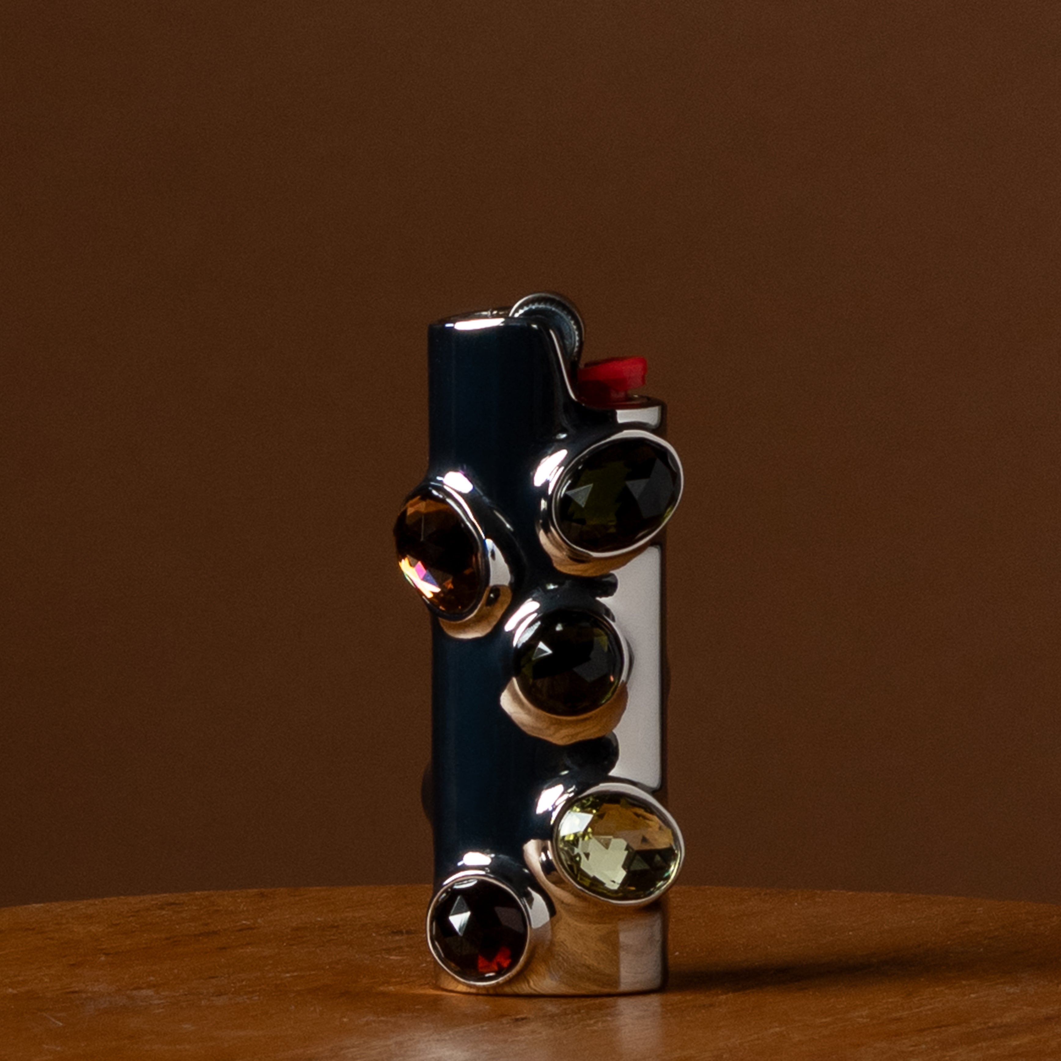 Rainbow Stoned Lighter Case