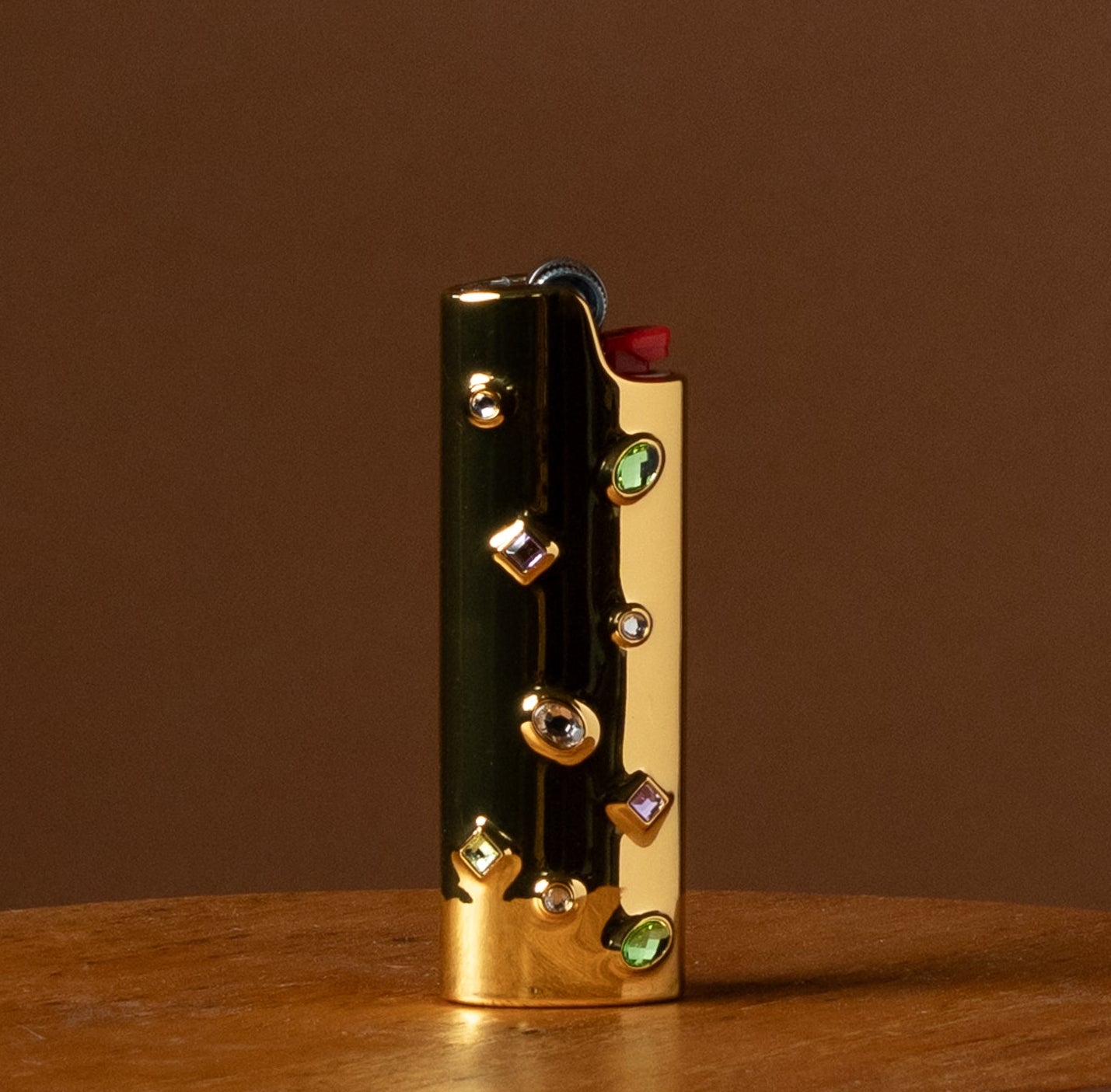 Lilac Gold Little Gems Lighter Case