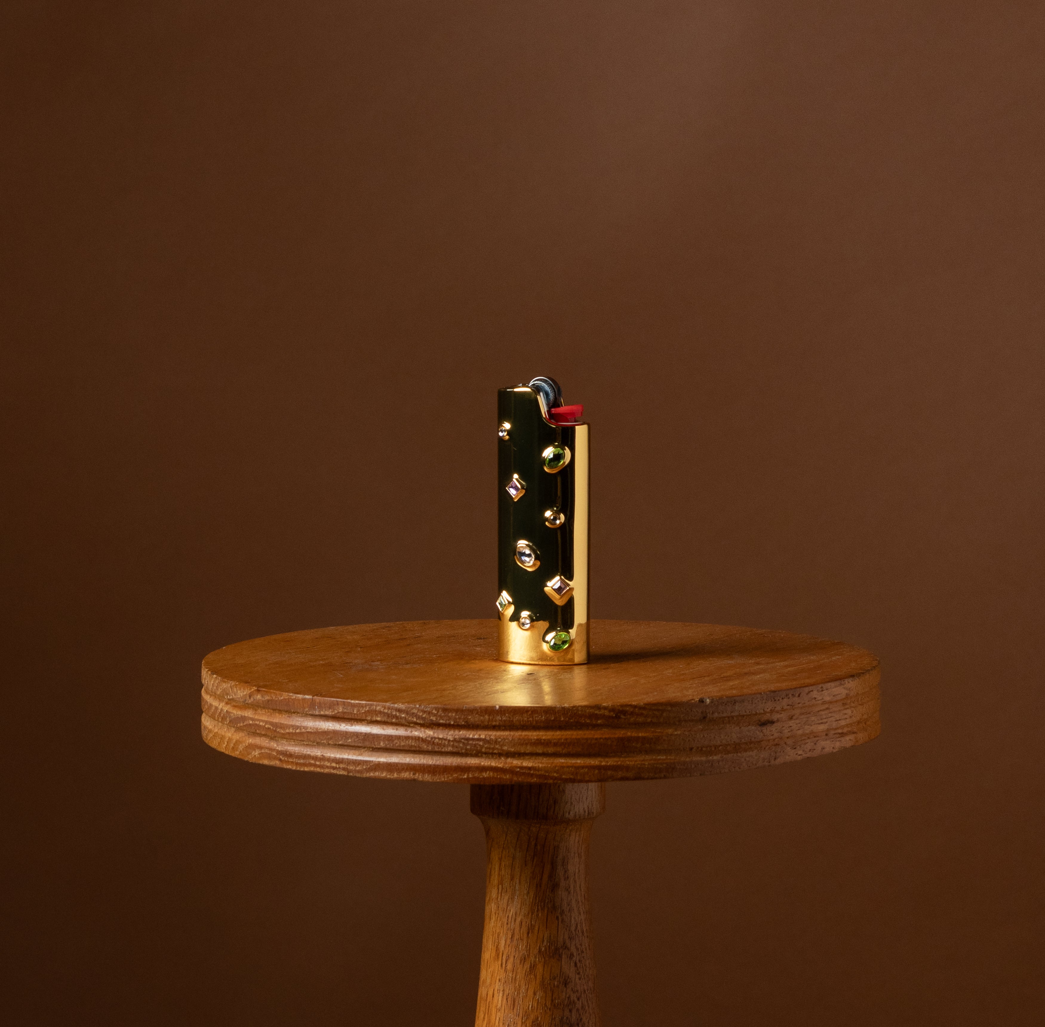 Lilac Gold Little Gems Lighter Case