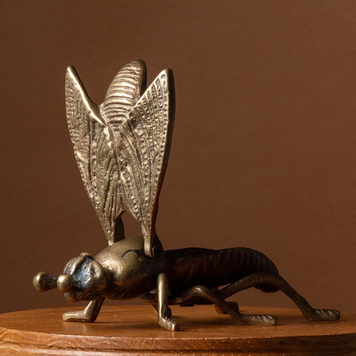 Brass Fly Ashtray Trinket Box Hinged No. 1