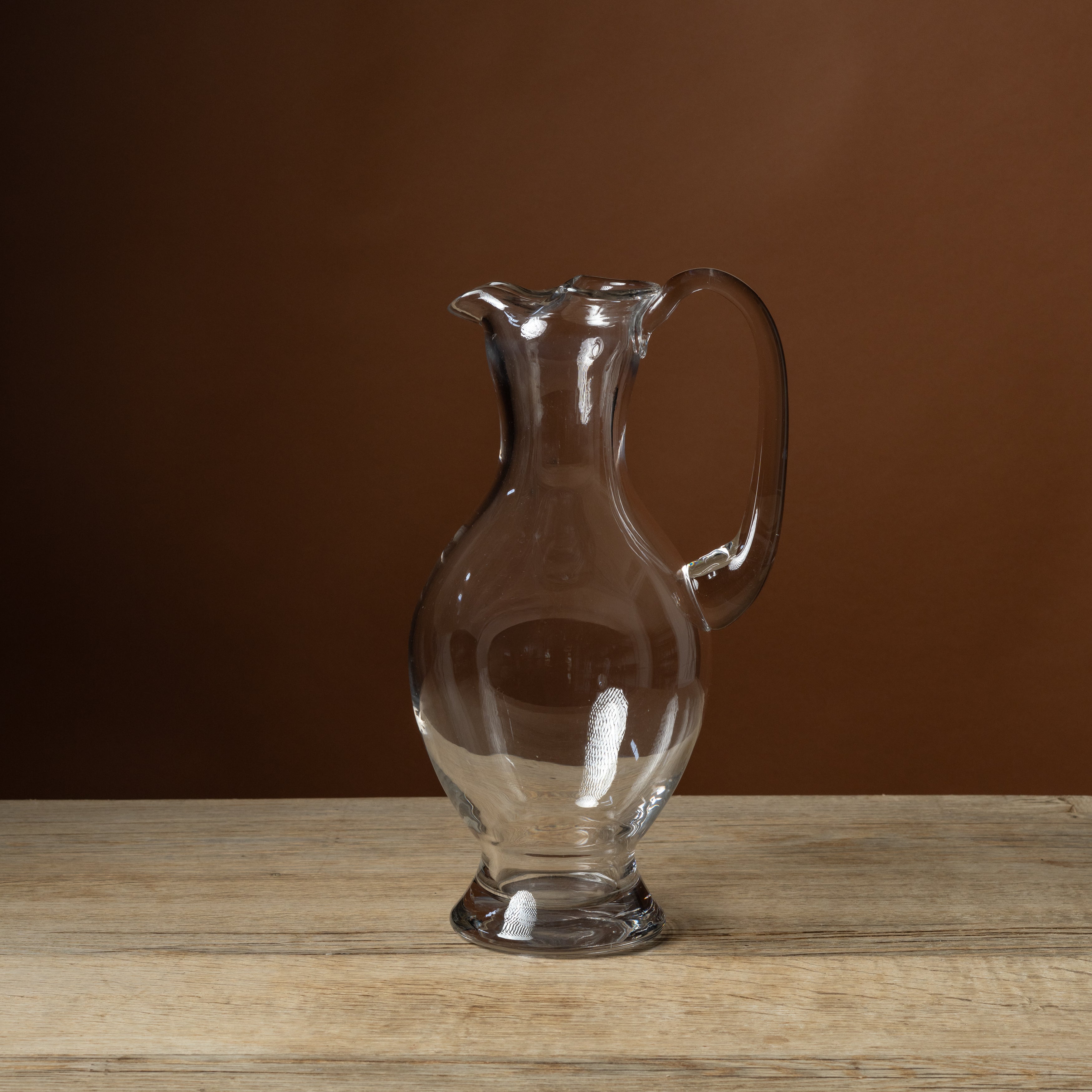 Tall Glass Pitcher