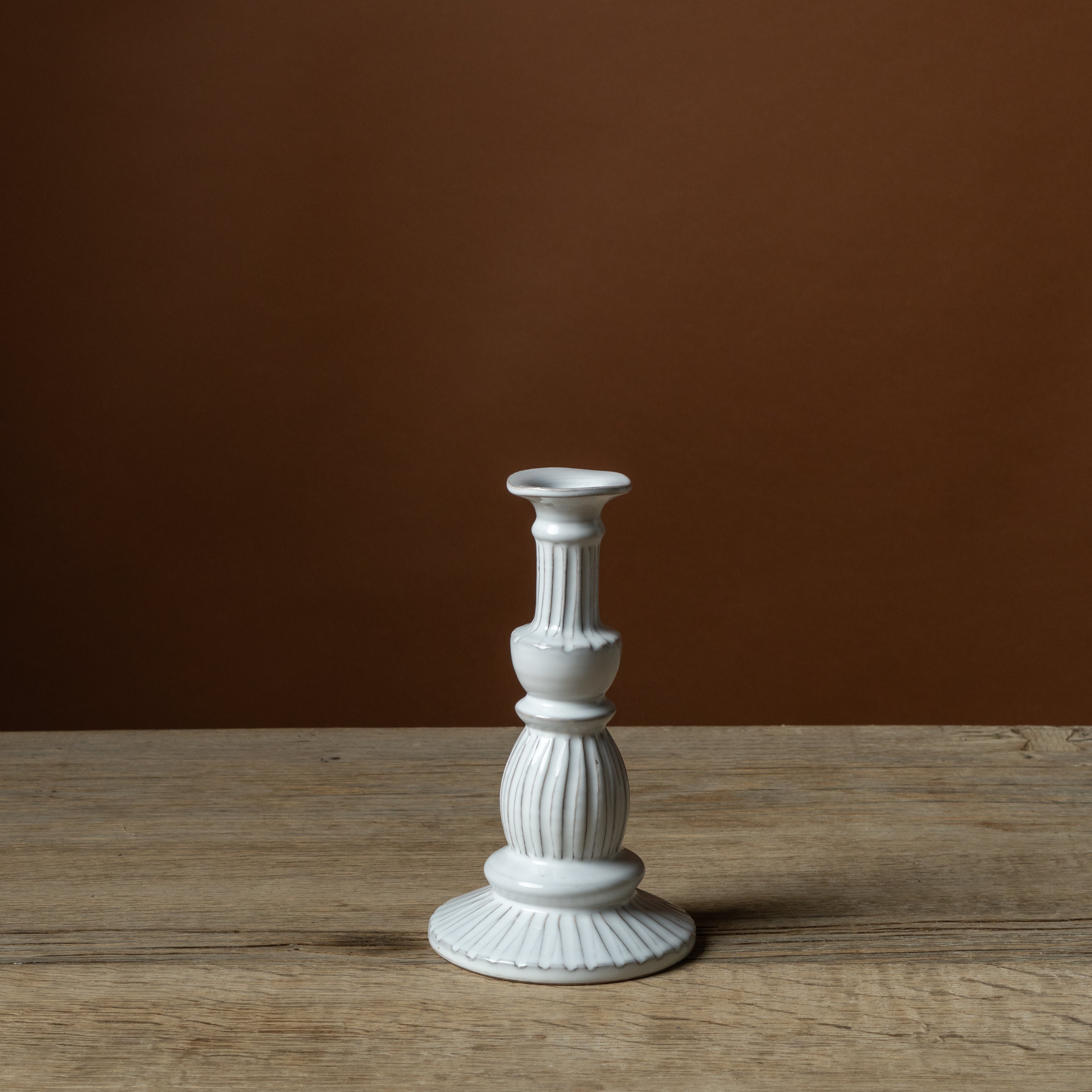 Radi Fluted One-Tier Candleholder