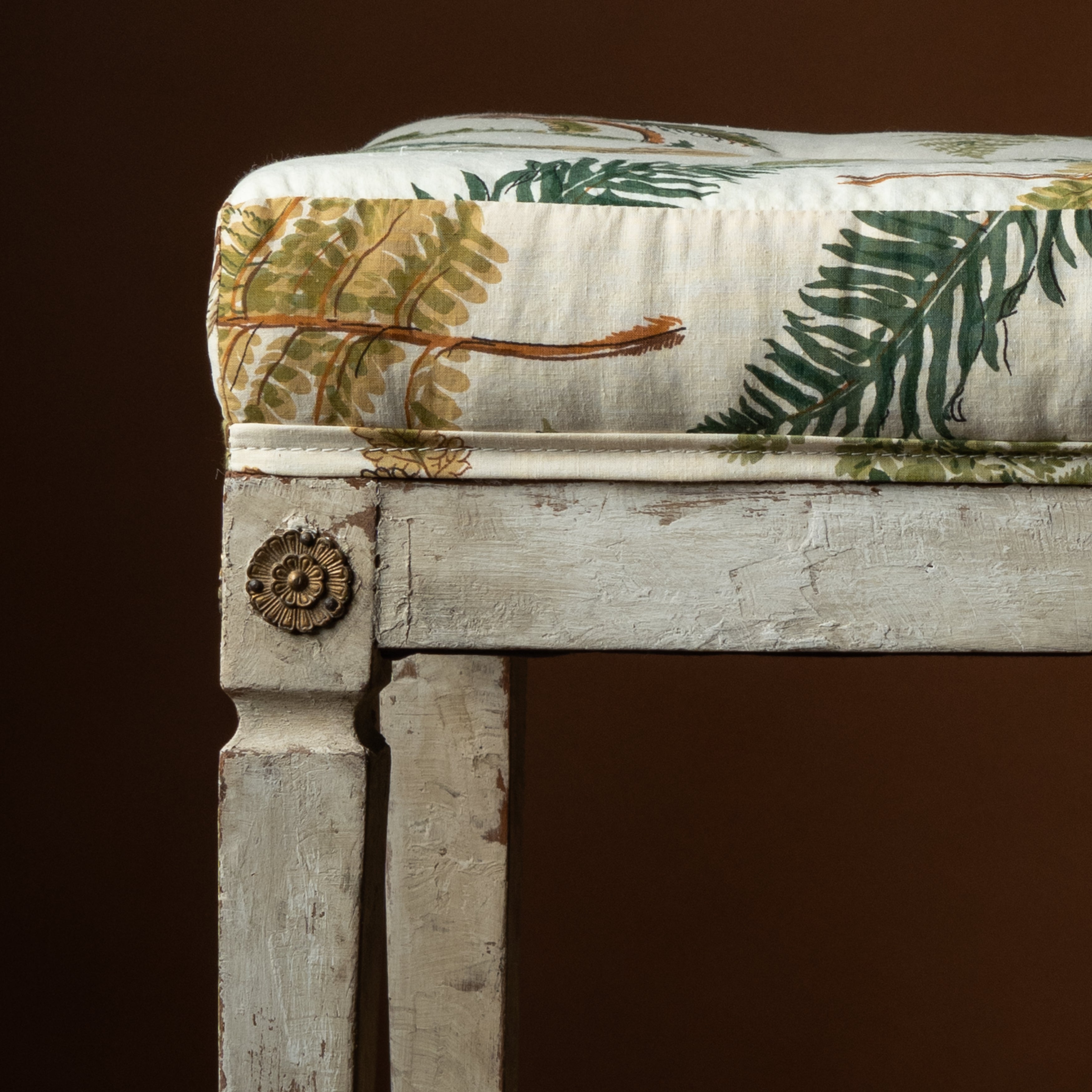 Pair of 20th C. Swedish Gustavian Benches