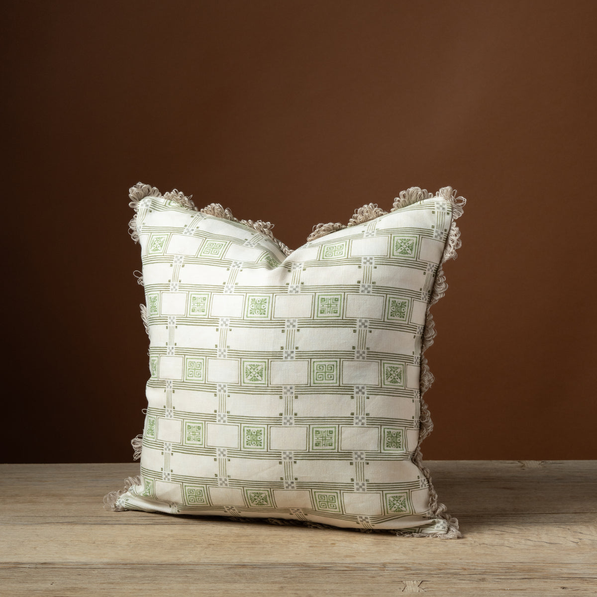 Labyrinthine Pillow in Calx