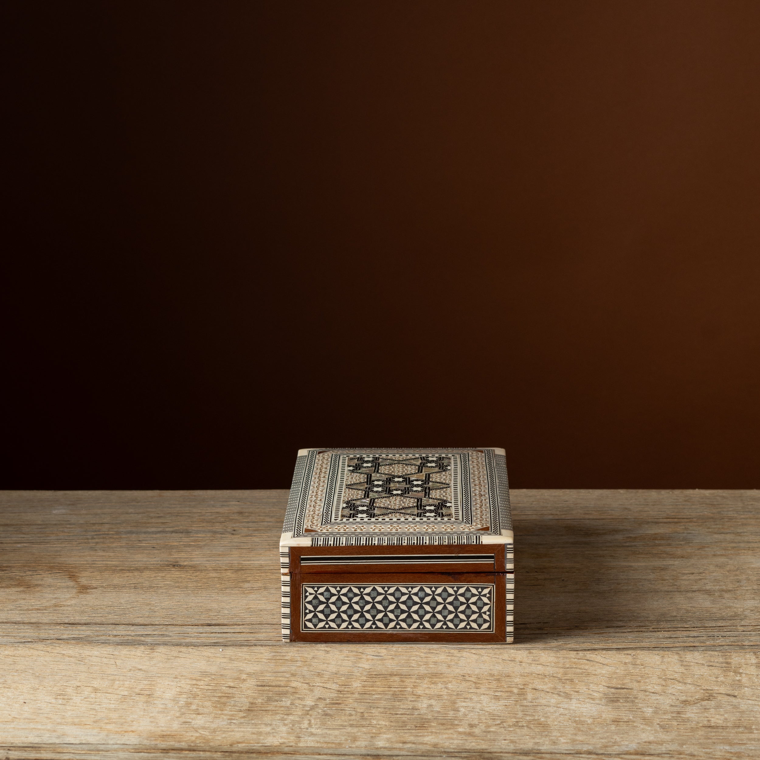 Syrian Inlaid Wood Box