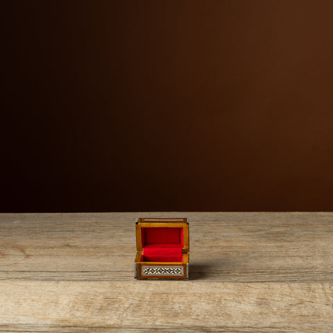 Small Syrian Inlaid Wood Box