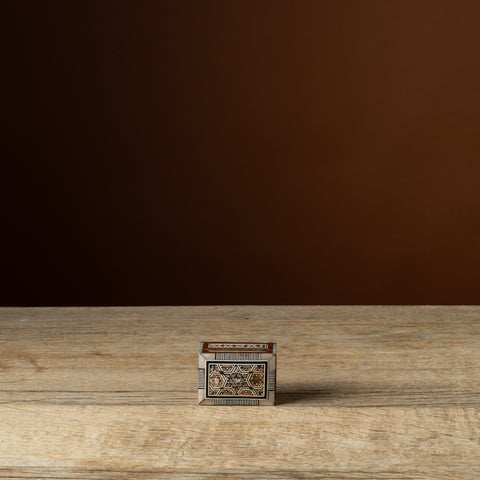 Small Syrian Inlaid Wood Box