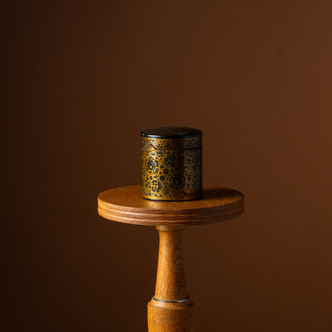 Floral Lacquer Cylinder Box