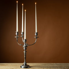 Pair of George III Sheffield Three-Arm Candelabra