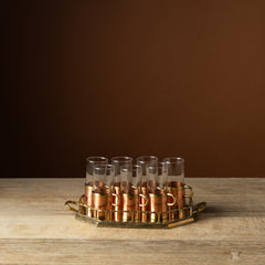 Set of Copper & Brass Beucler Cups