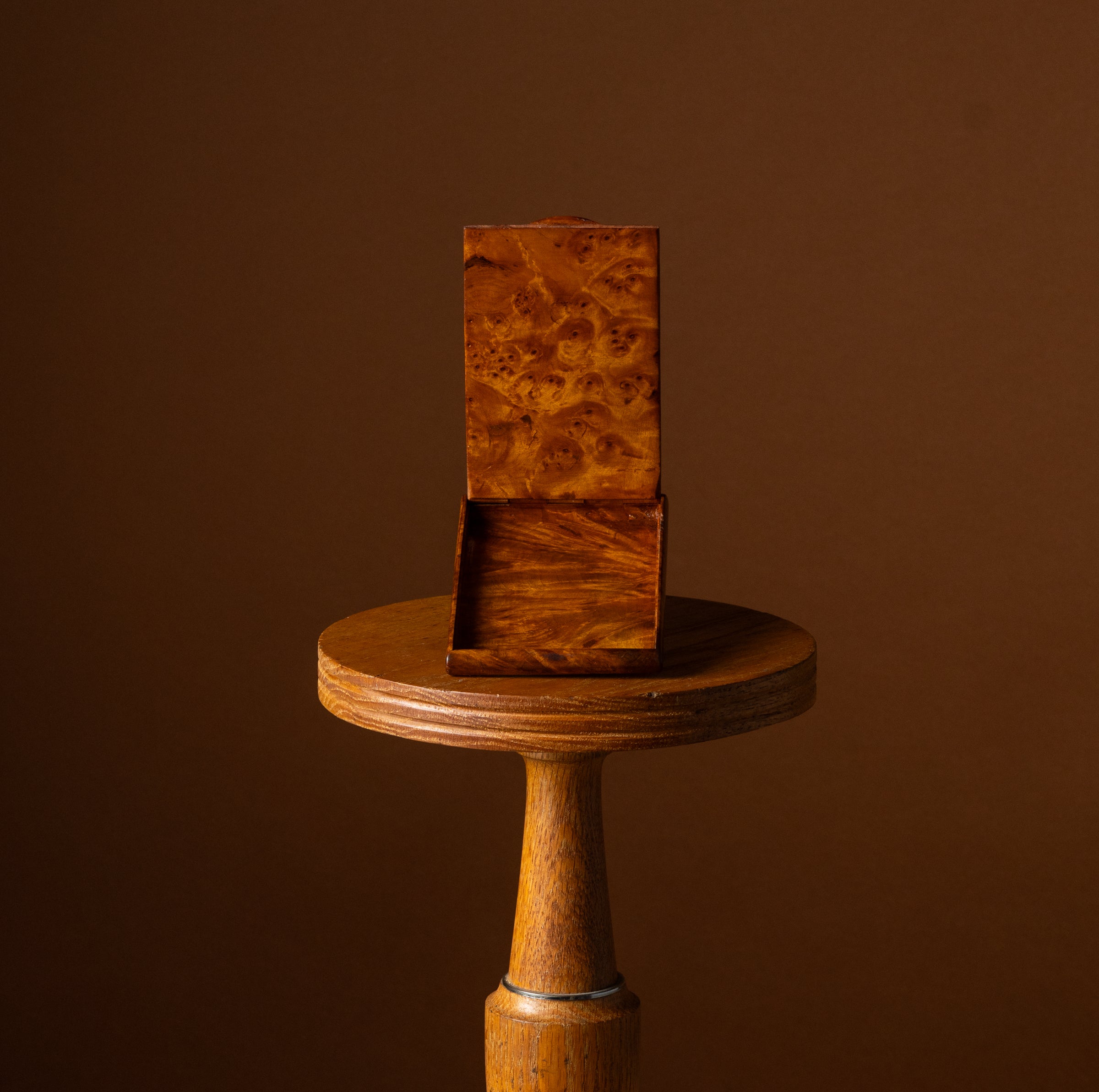 Burl Wood Cigarette Case
