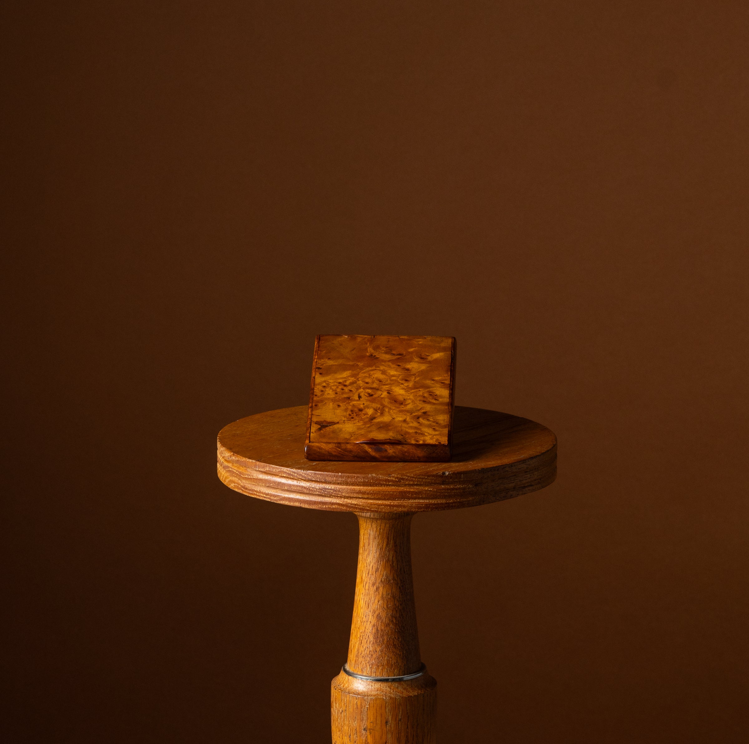 Burl Wood Cigarette Case