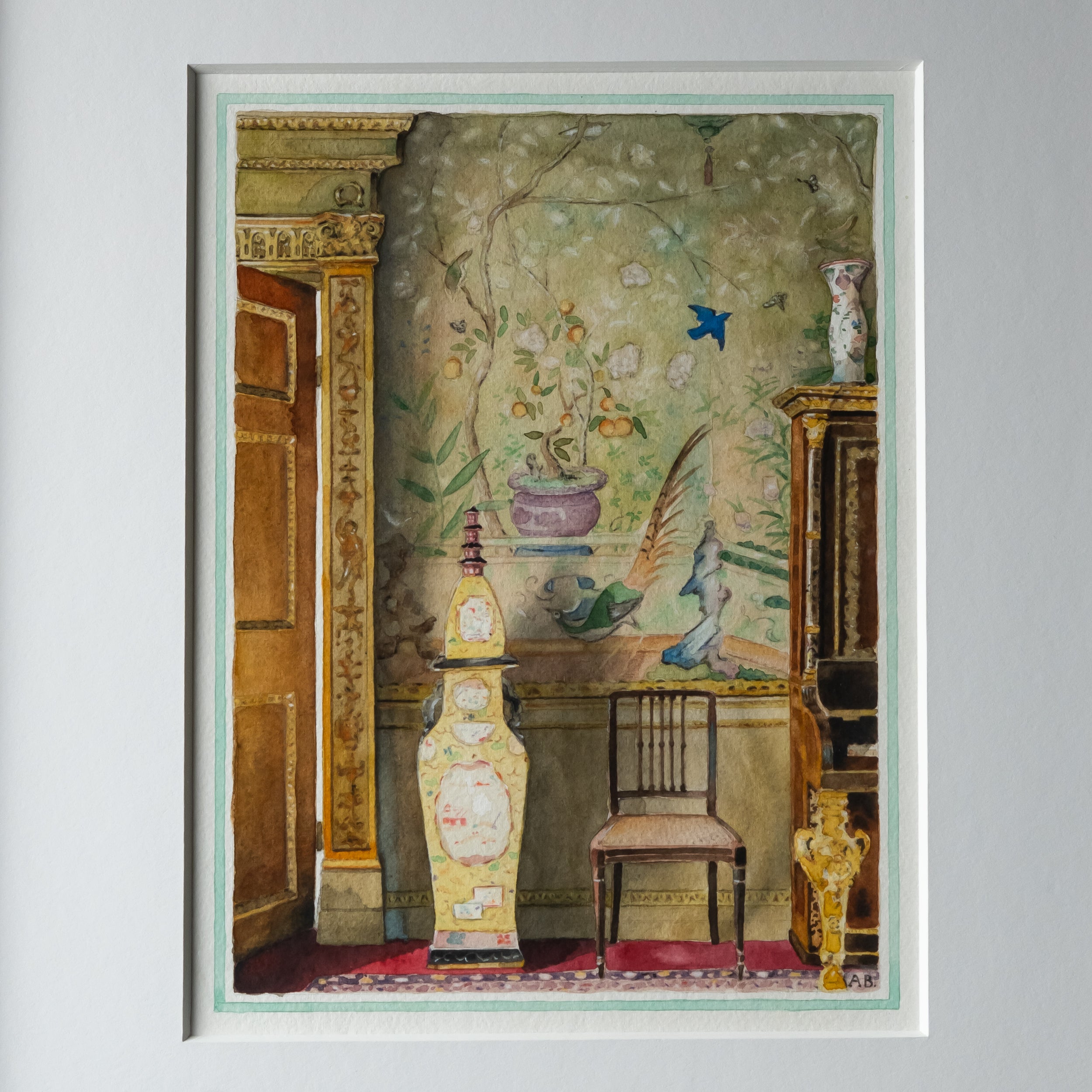 Chinese Drawing Room at Temple Newsam by Aldous Bertram