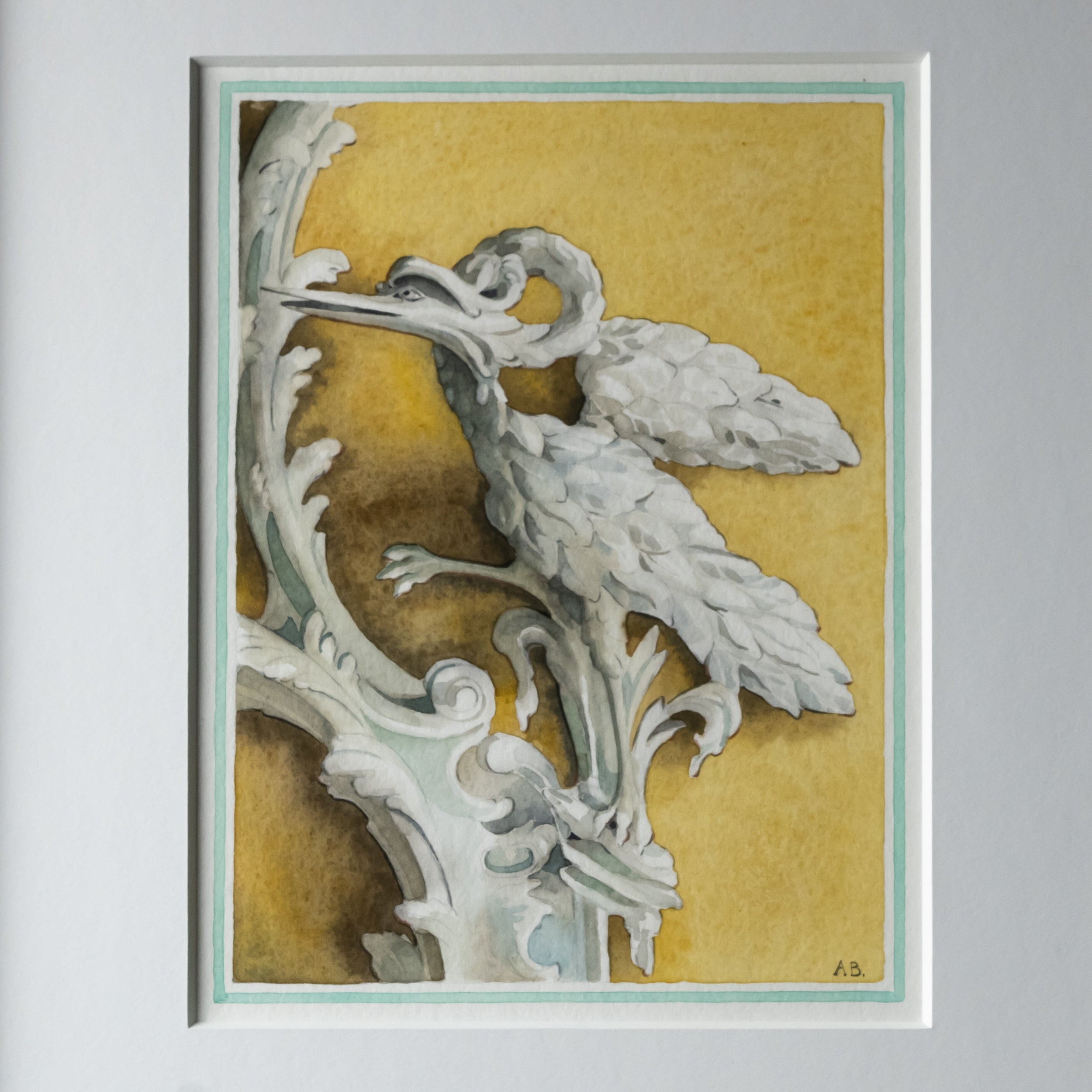 Plaster Bird at Claydon House by Aldous Bertram