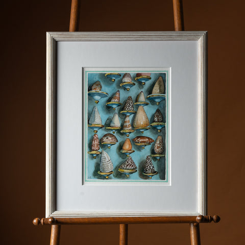 Shell Cabinet Painting by Aldous Bertram