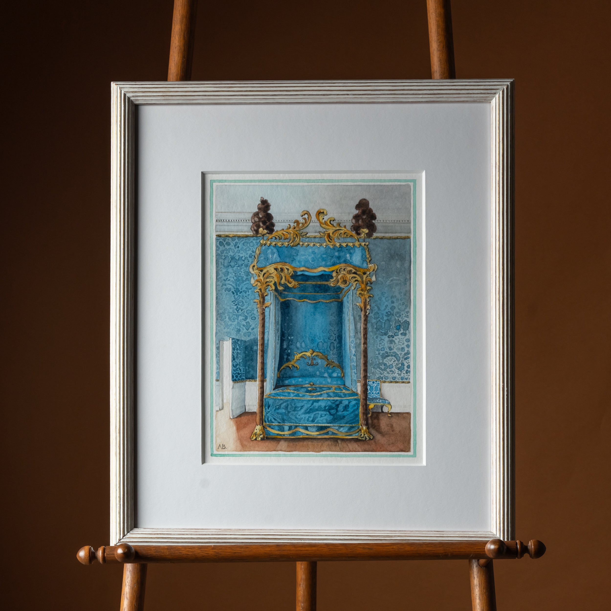 State Bed at Keddleston Hall by Aldous Bertram