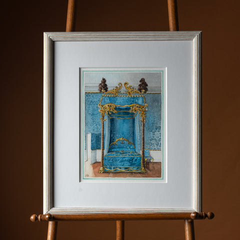 State Bed at Keddleston Hall by Aldous Bertram