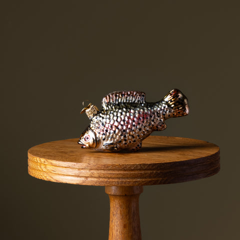 Carp Fish Glass Ornament