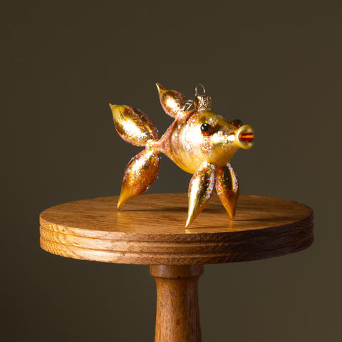 Goldfish Glass Ornament