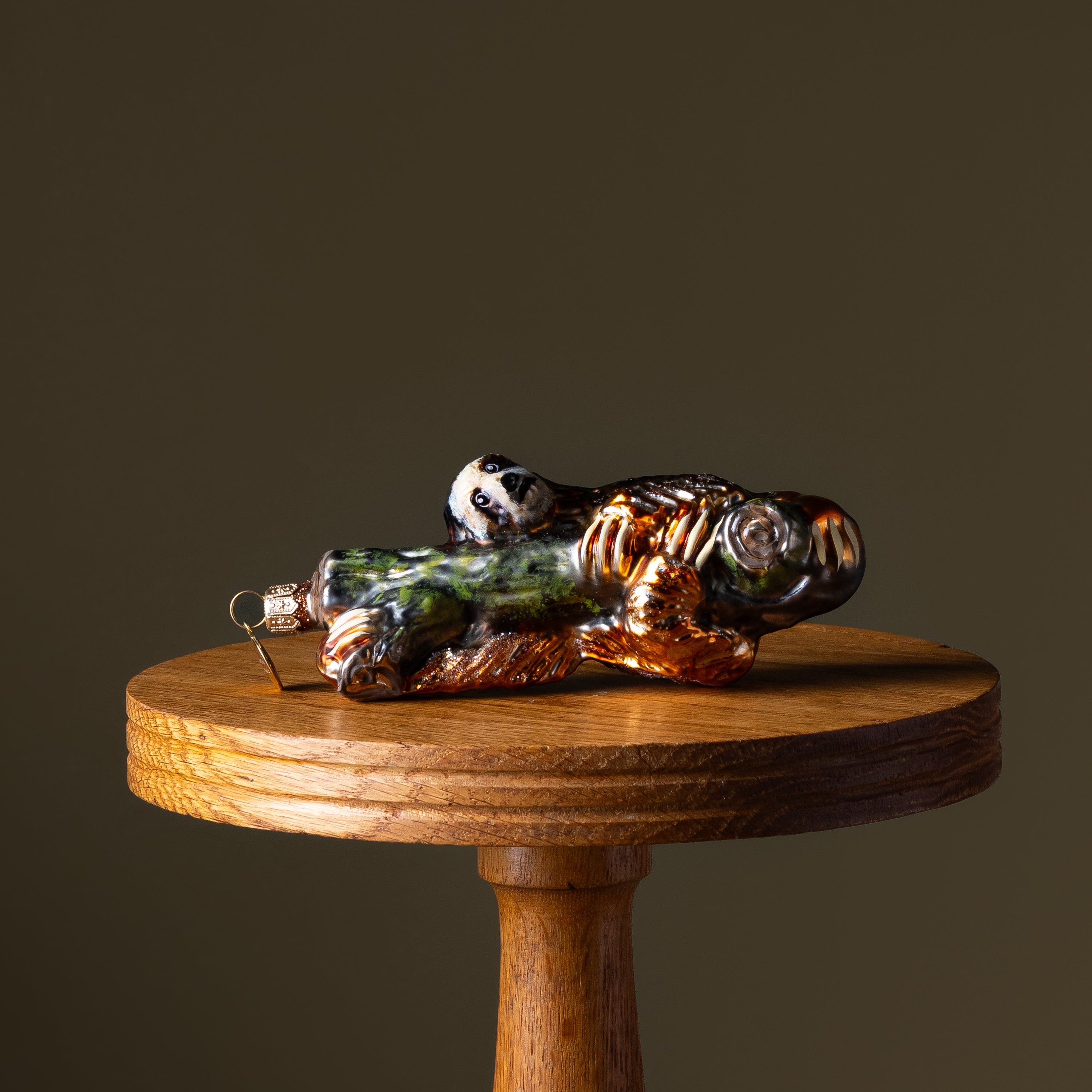 Sloth Glass Ornament