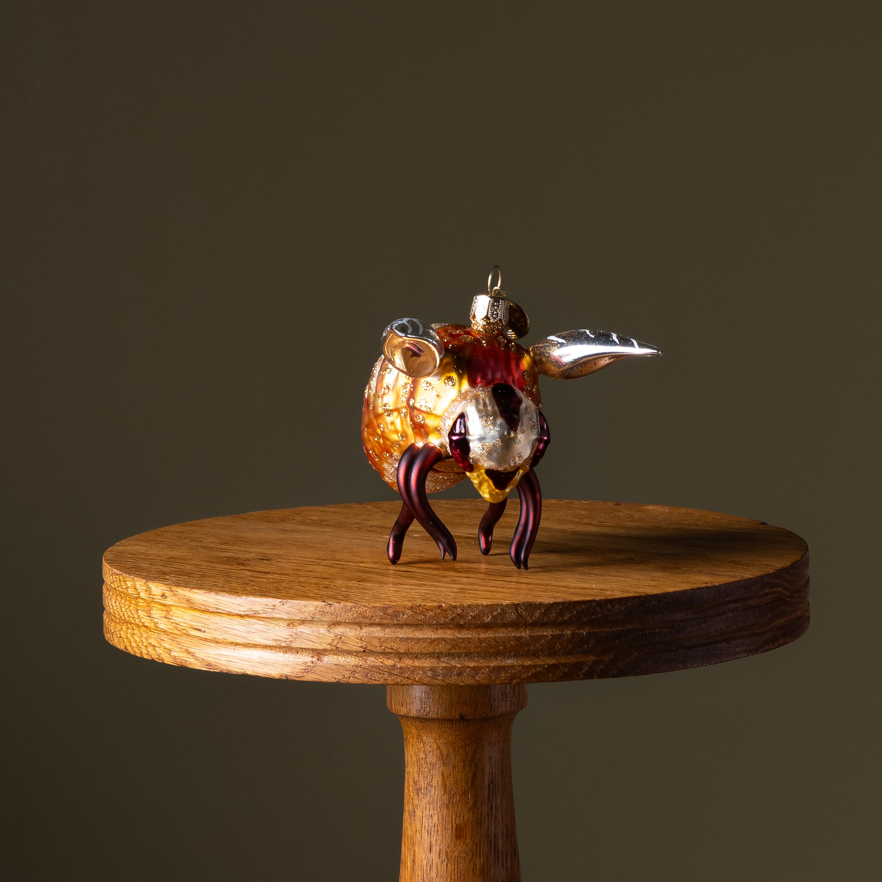 Large Bumblebee Glass Ornament