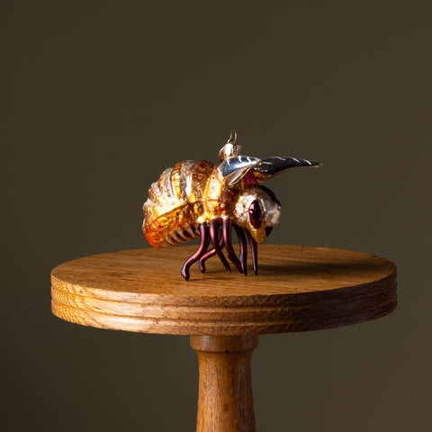 Large Bumblebee Glass Ornament