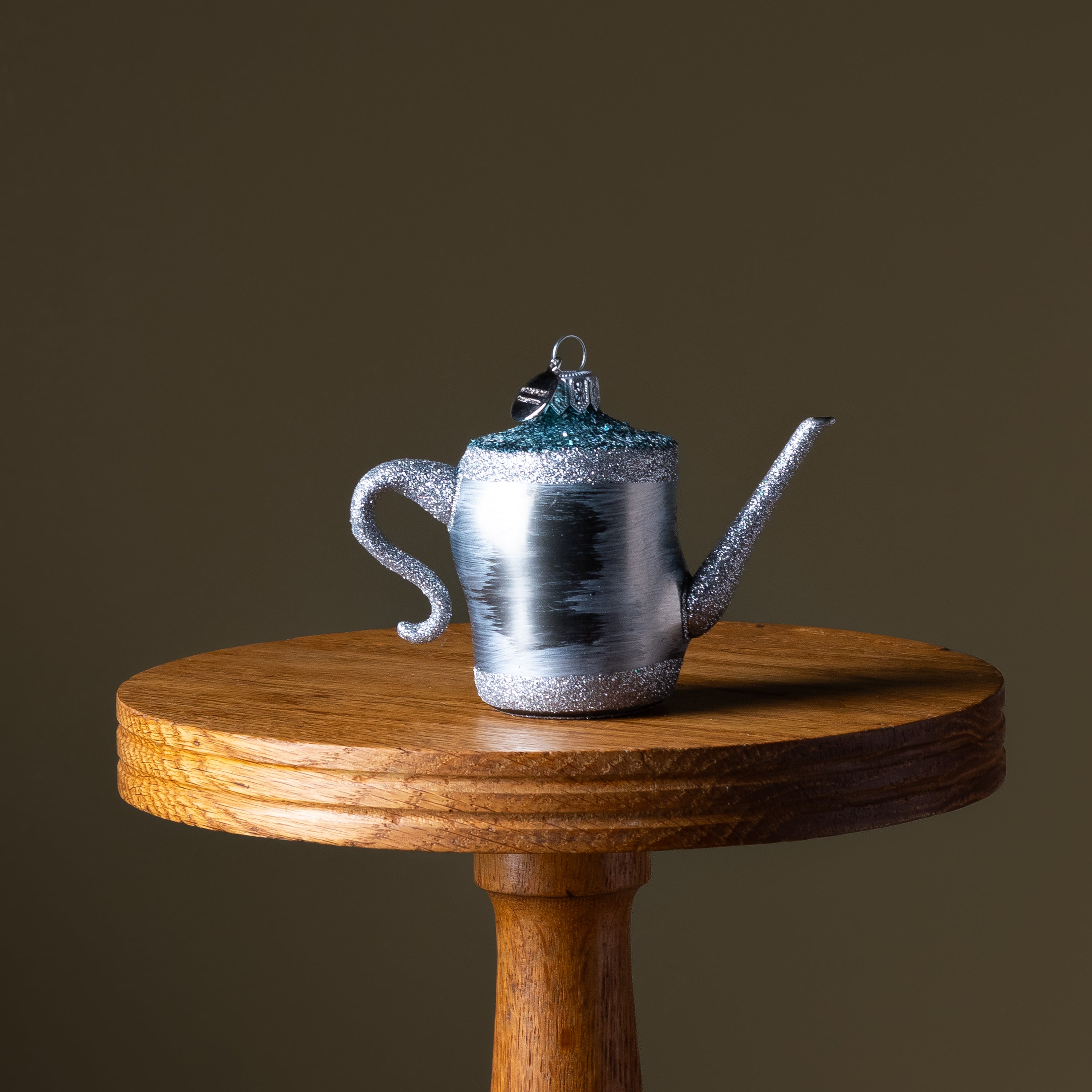Watering Can Glass Ornament