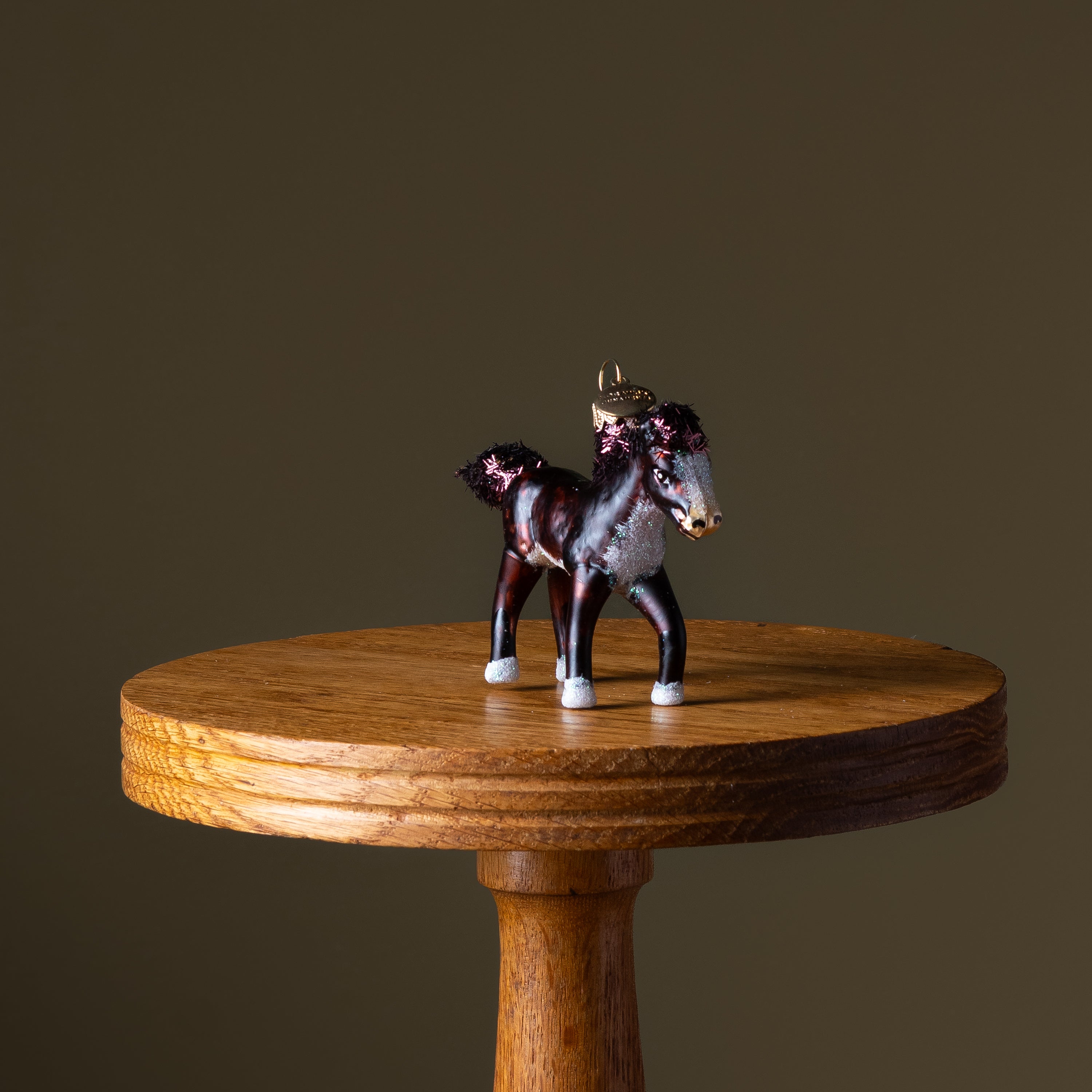Pony Glass Ornament
