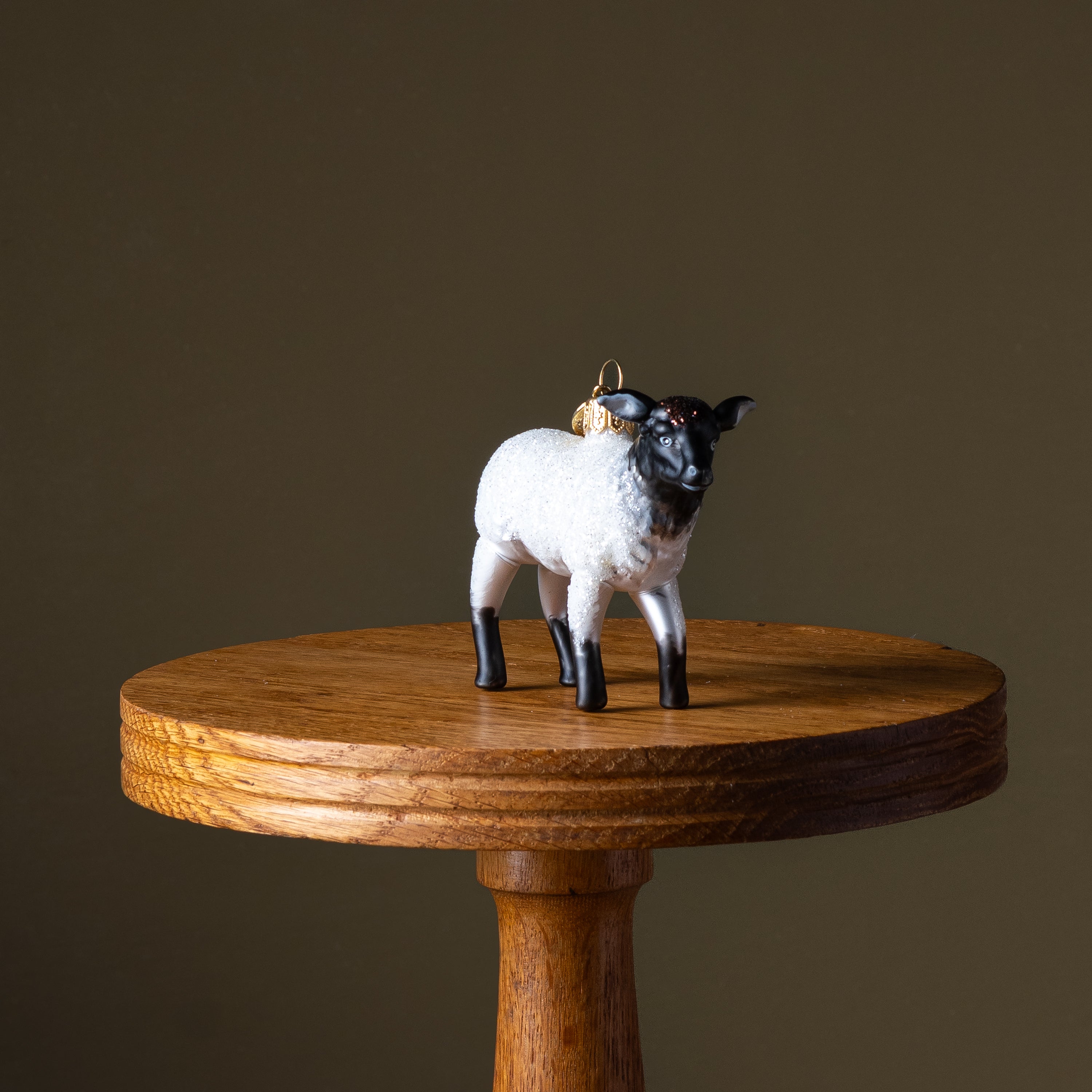 Sheep Glass Ornament