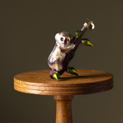 Koala Bear Glass Ornament
