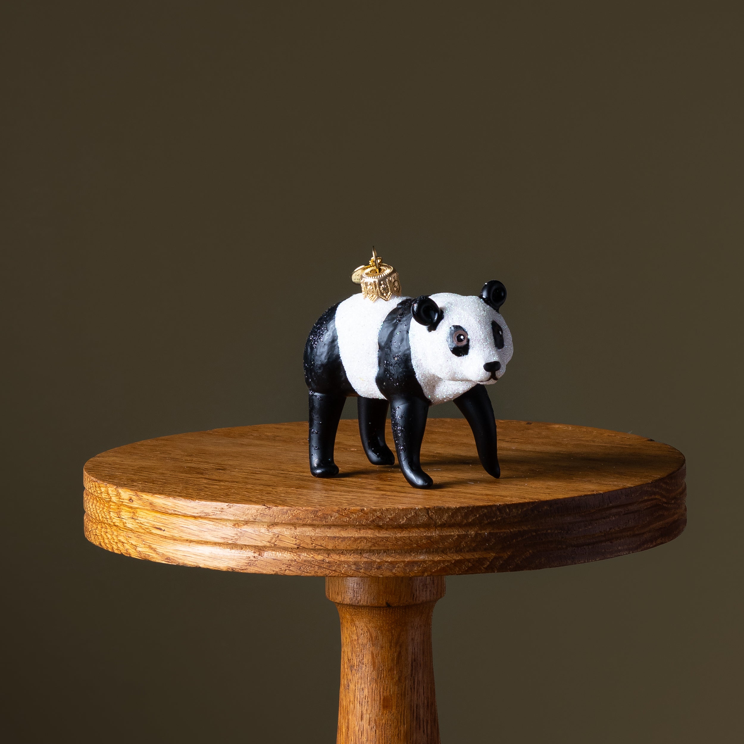 Panda Glass Ornament
