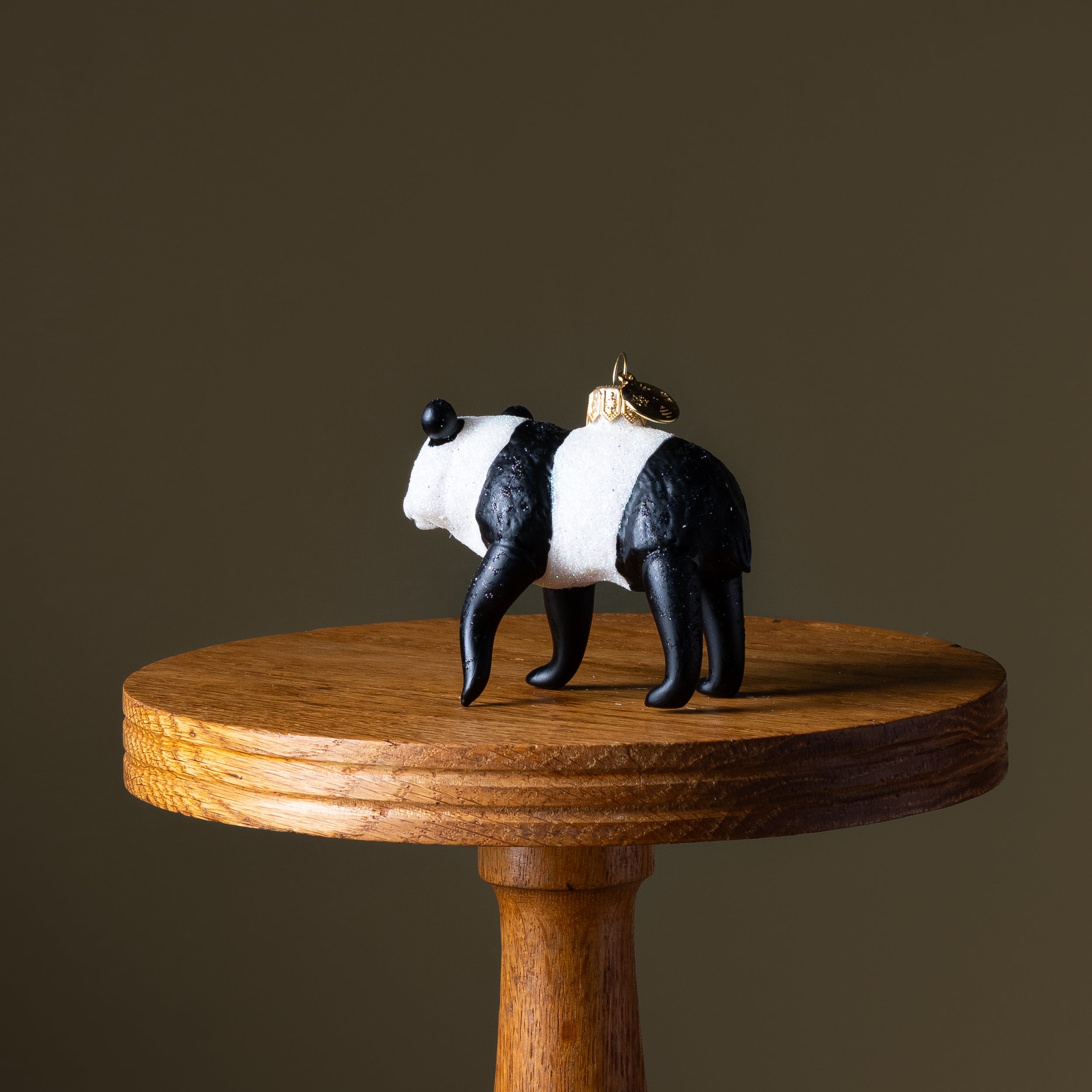 Panda Glass Ornament