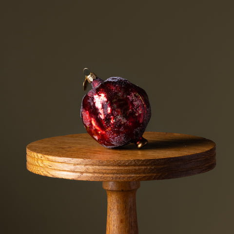 Pomegranate Glass Ornament