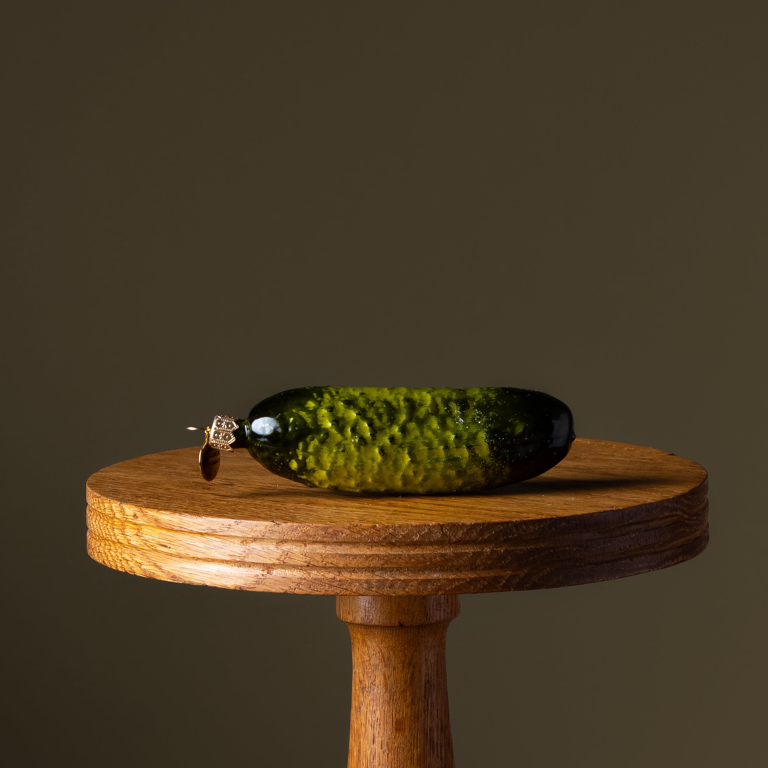 Large Dill Pickle Glass Ornament