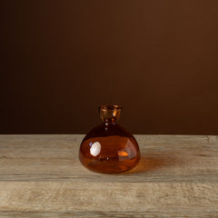Avocado Vase Russet Brown