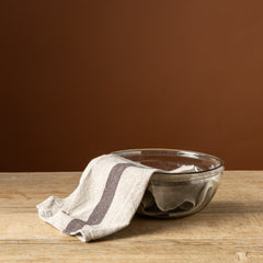 DouDou Marron Linen Tea Towel