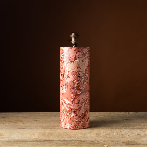 Scagliola Table Lamp Blush