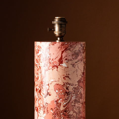 Scagliola Table Lamp Blush