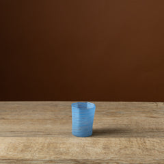 Dutch Blue Octagonal Short Glass