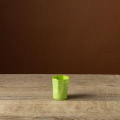 Lime Octagonal Short Glass