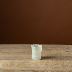 Yellow Octagonal Short Glass