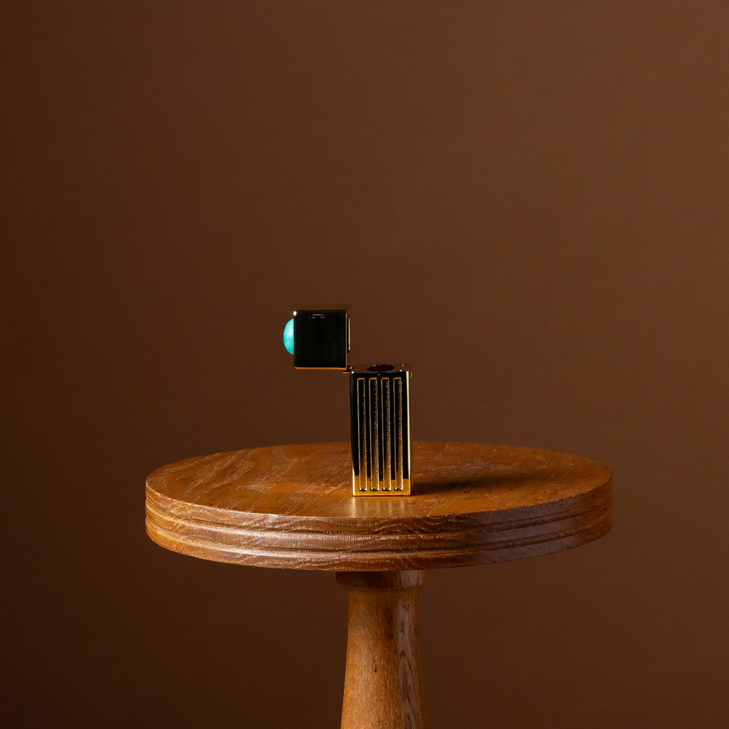 Gold Lipstick Lighter Case