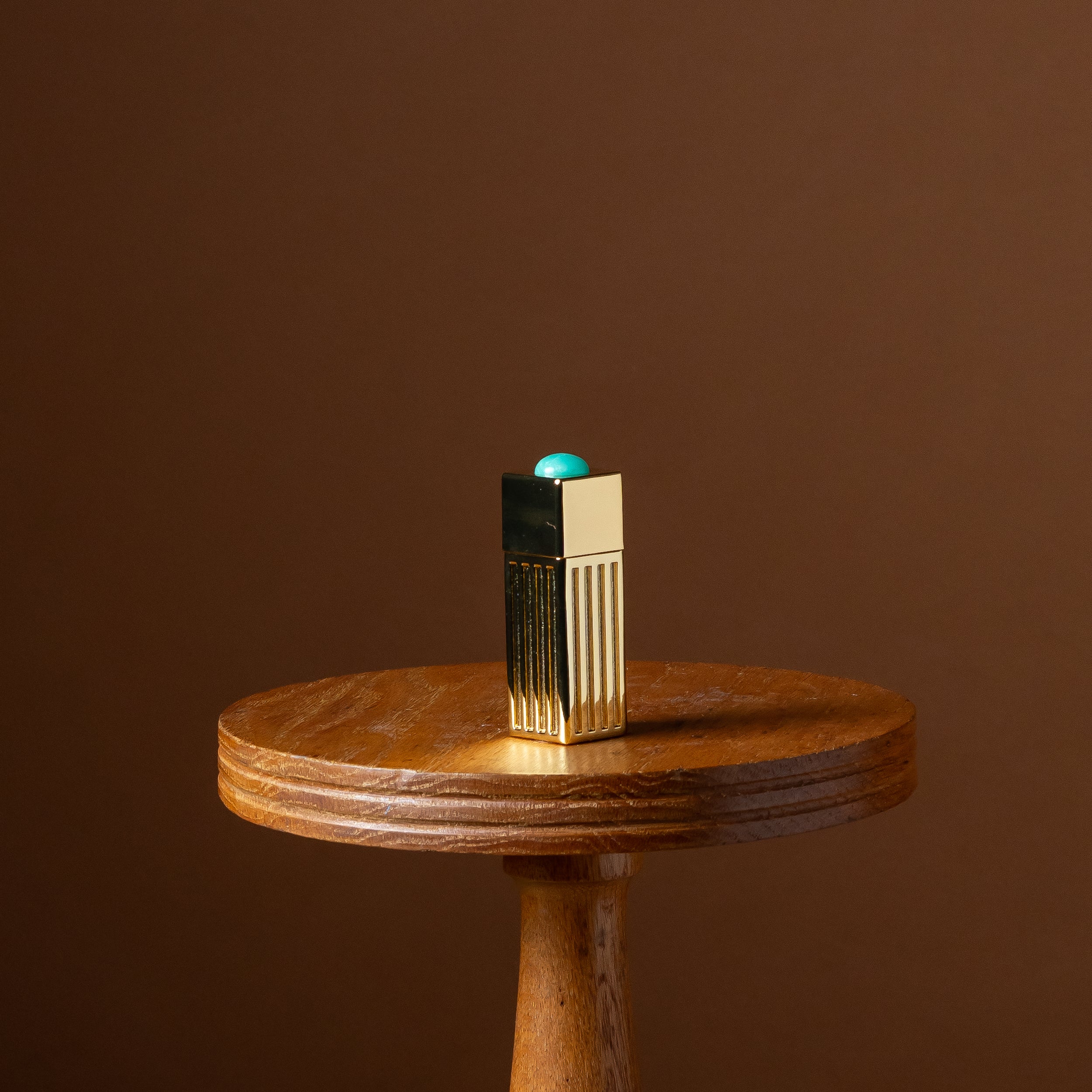 Gold Lipstick Lighter Case