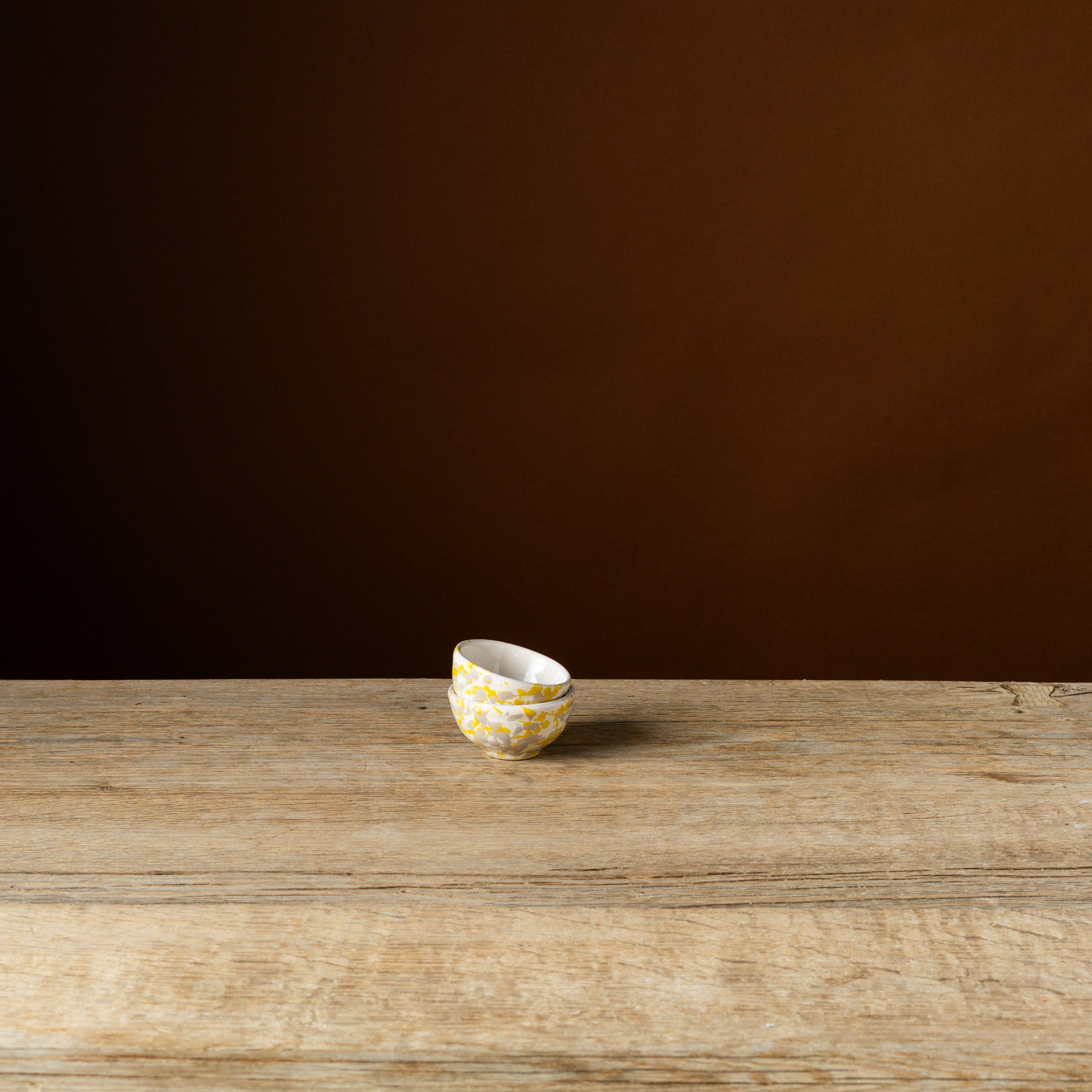 Yellow Marbled Small Bowl