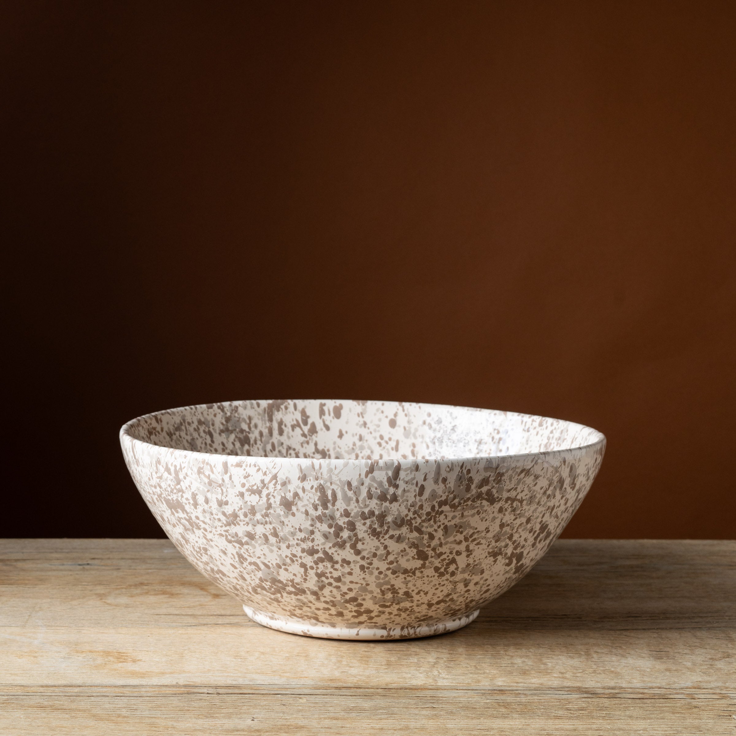 Brown Marbled Jumbo Bowl